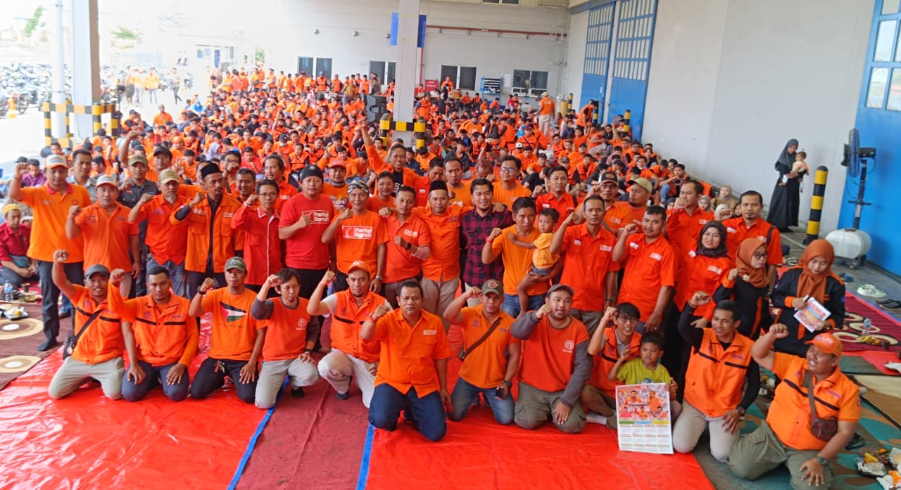 Konsolidasi Akbar PUK SPAMK FSPMI Namicoh : Cerdas Memilih untuk Kesejahteraan