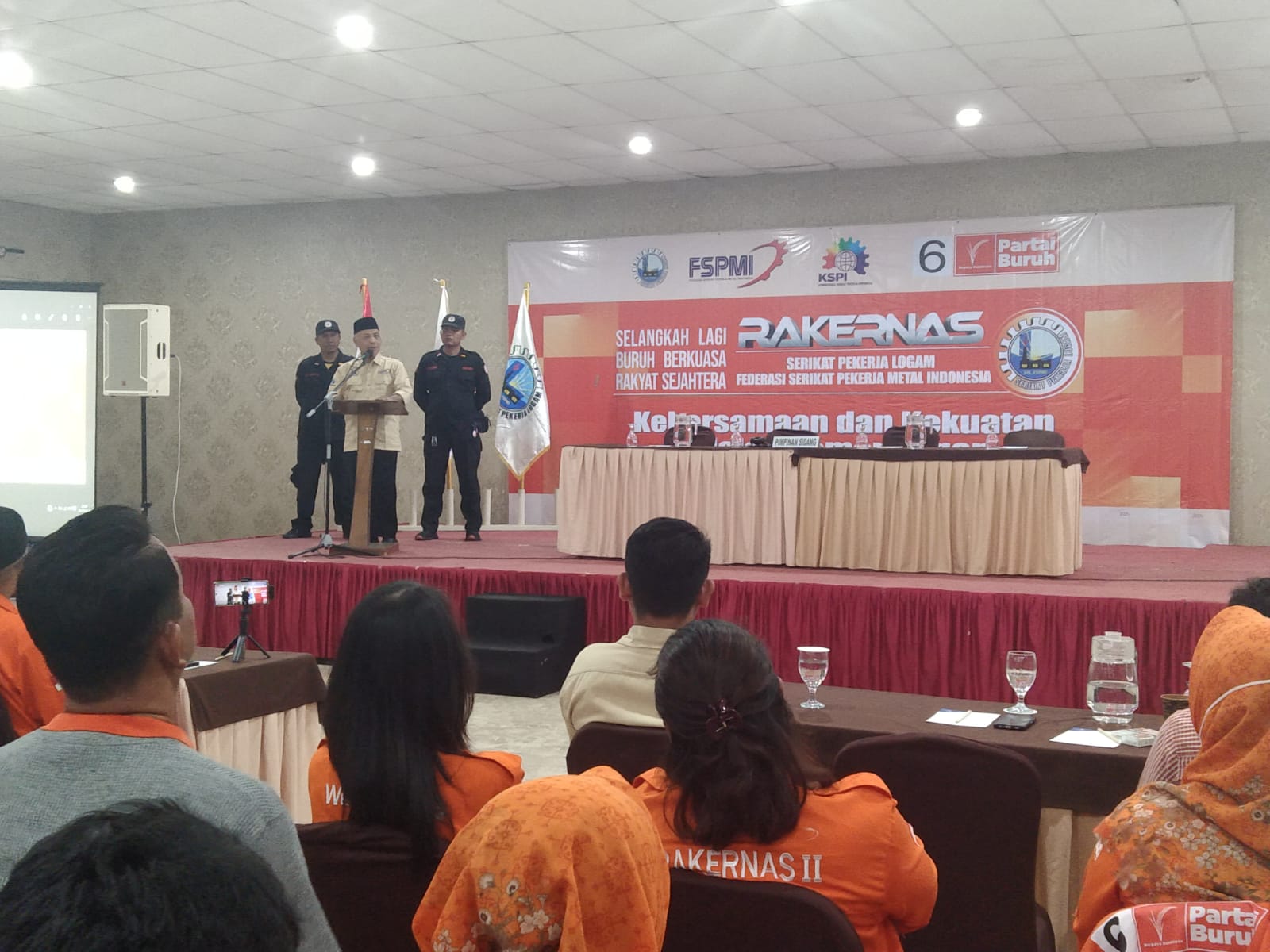 Pesan Yadun Mufid Untuk Kader SPL FSPMI Peserta Rakernas III