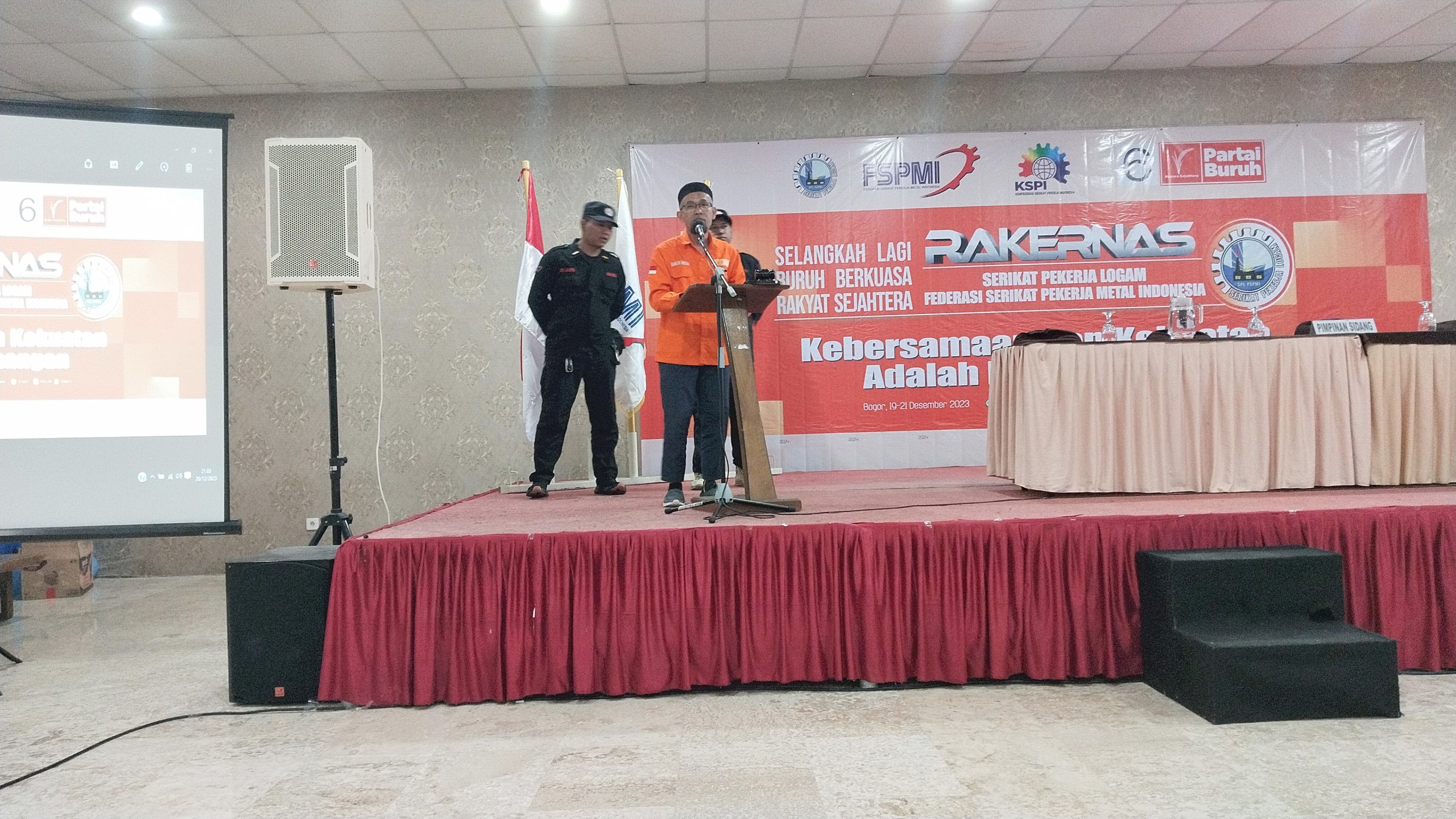 Rakernas III SPL FSPMI Sabilar Rosyad, S.H : Kualitas Kader Logam
