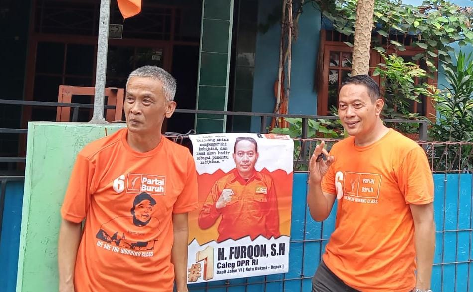 Turun Dapil, Ketum SPAMK FSPMI Sasatu di Bekasi Barat