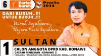 Mengenal Caleg Sultan dari Partai Buruh Untuk DPRD Kabupaten Konawe