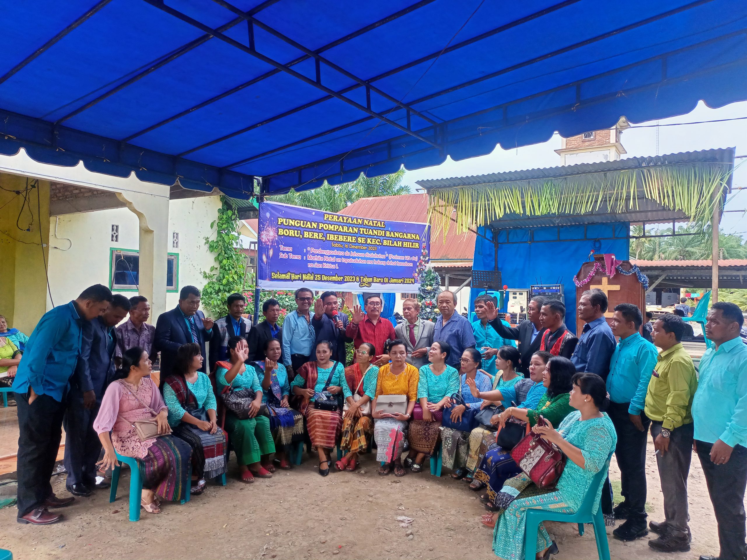Jonni Silitonga, SH.,MH Hadiri Perayaan Natal Tuandi Bangarna se Kec. Bilah Hilir