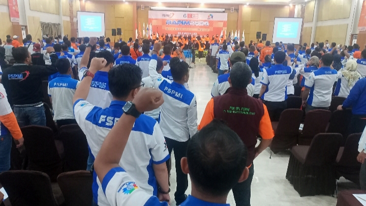 Angkat Tema “Selangkah Lagi Buruh Berkuasa Rakyat Sejahtera”, Rapim FSPMI 2024 Resmi Dibuka