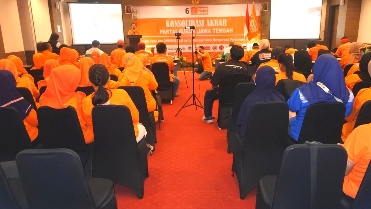 Selenggarakan Konsolidasi Akbar, Buruh Jawa Tengah Siap Menangkan Partai Buruh