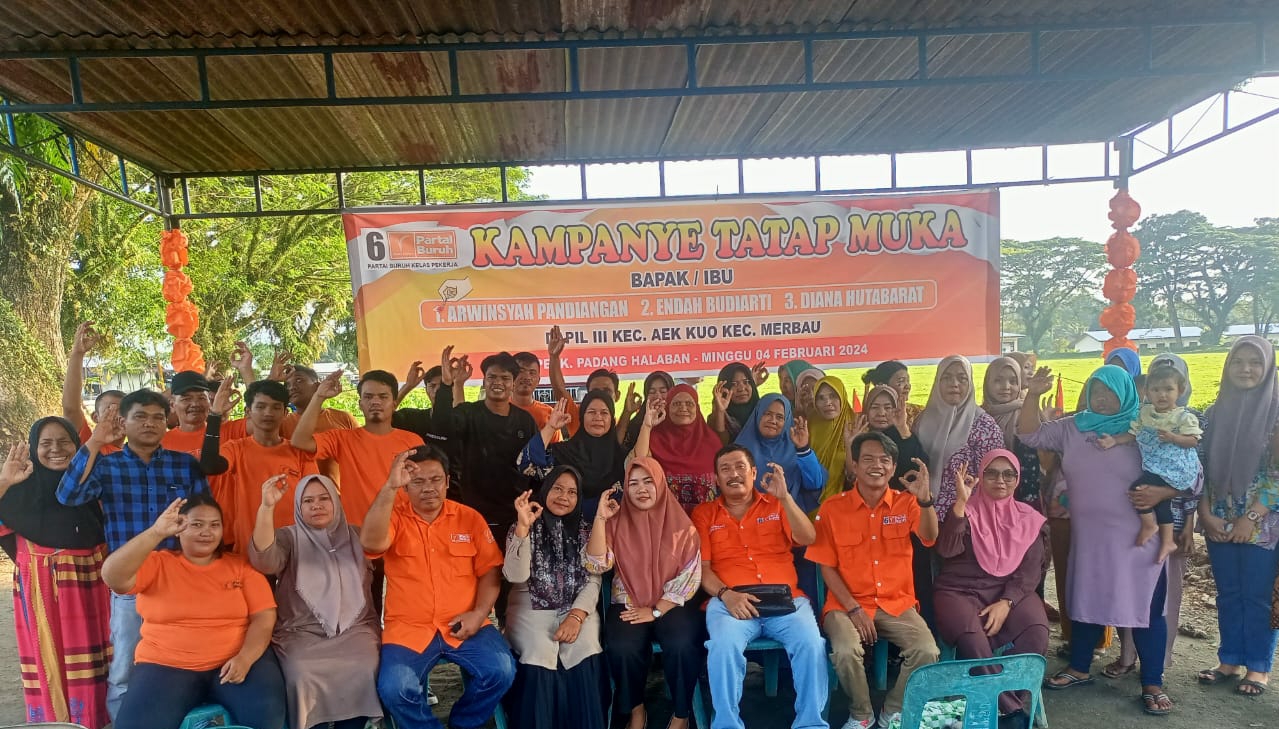 Exco Partai Buruh Kabupaten Labura Gelar Kampanye Tatap Muka