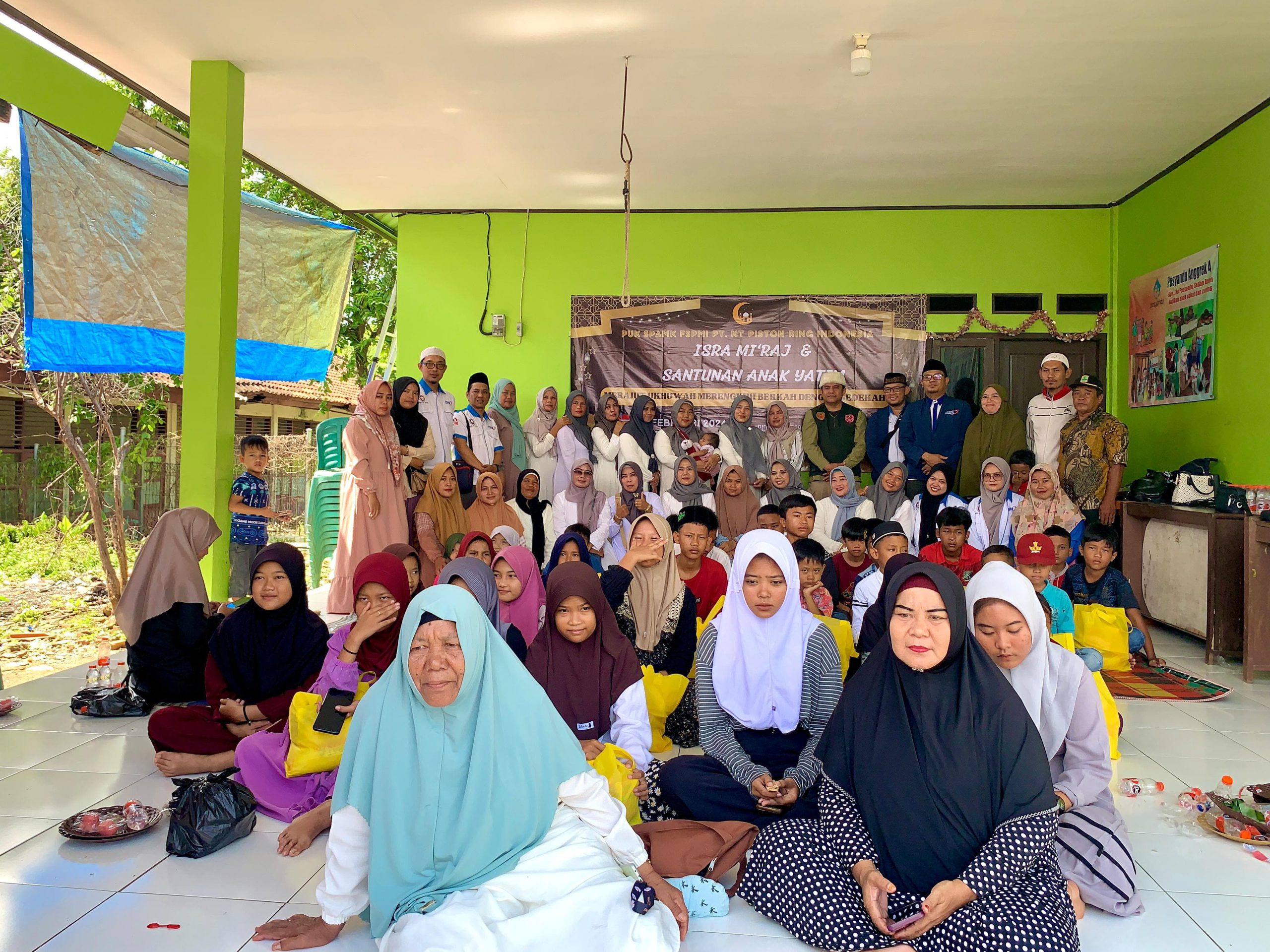 PUK SPAMK-FSPMI PT. NTRI Adakan PHBI Isra Mi’raj dan Santunan Anak Yatim