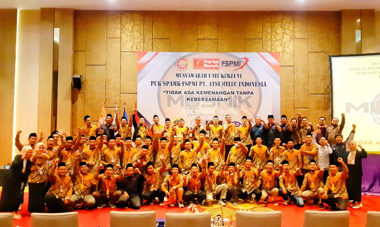 Musnik Ke VI PUK SPAMK FSPMI PT. Atsumitec Indonesia : Tidak Ada Kemenangan Tanpa Kebersamaan