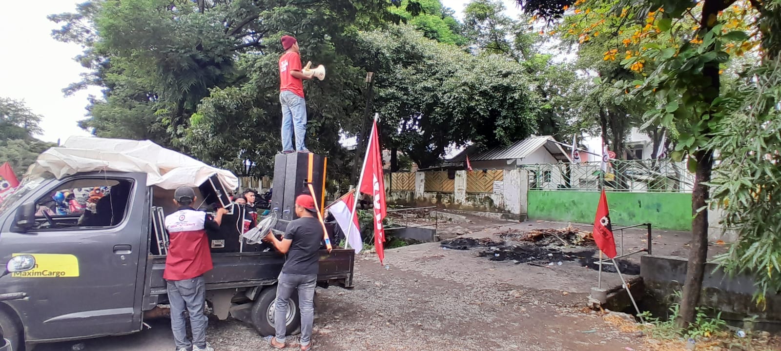 Buruh PT Wahyu Pradana Binamulya Gelar Aksi Tolak PHK dan Tuntut Upah Lembur