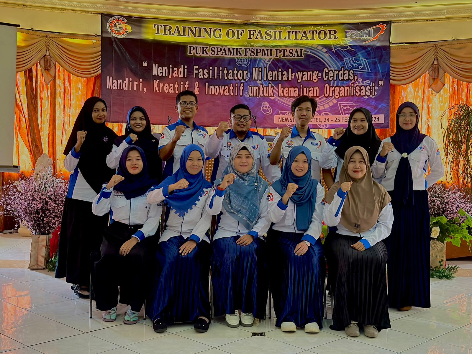 Training Of Fasilitator PUK SPAMK FSPMI PT. SAI Cetak Milineal Militan, Kreatif dan Inovatif
