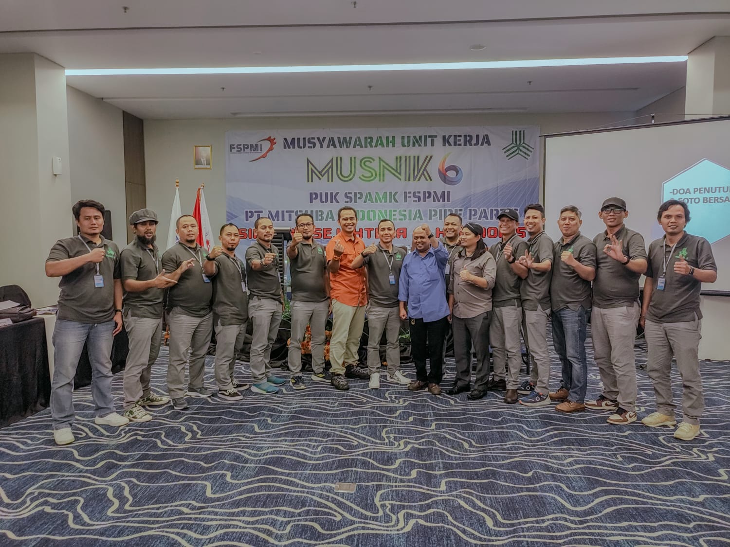 PUK SPAMK FSPMI PT MITSUBA INDONESIA PIPE PARTS Selenggarakan Musnik VI