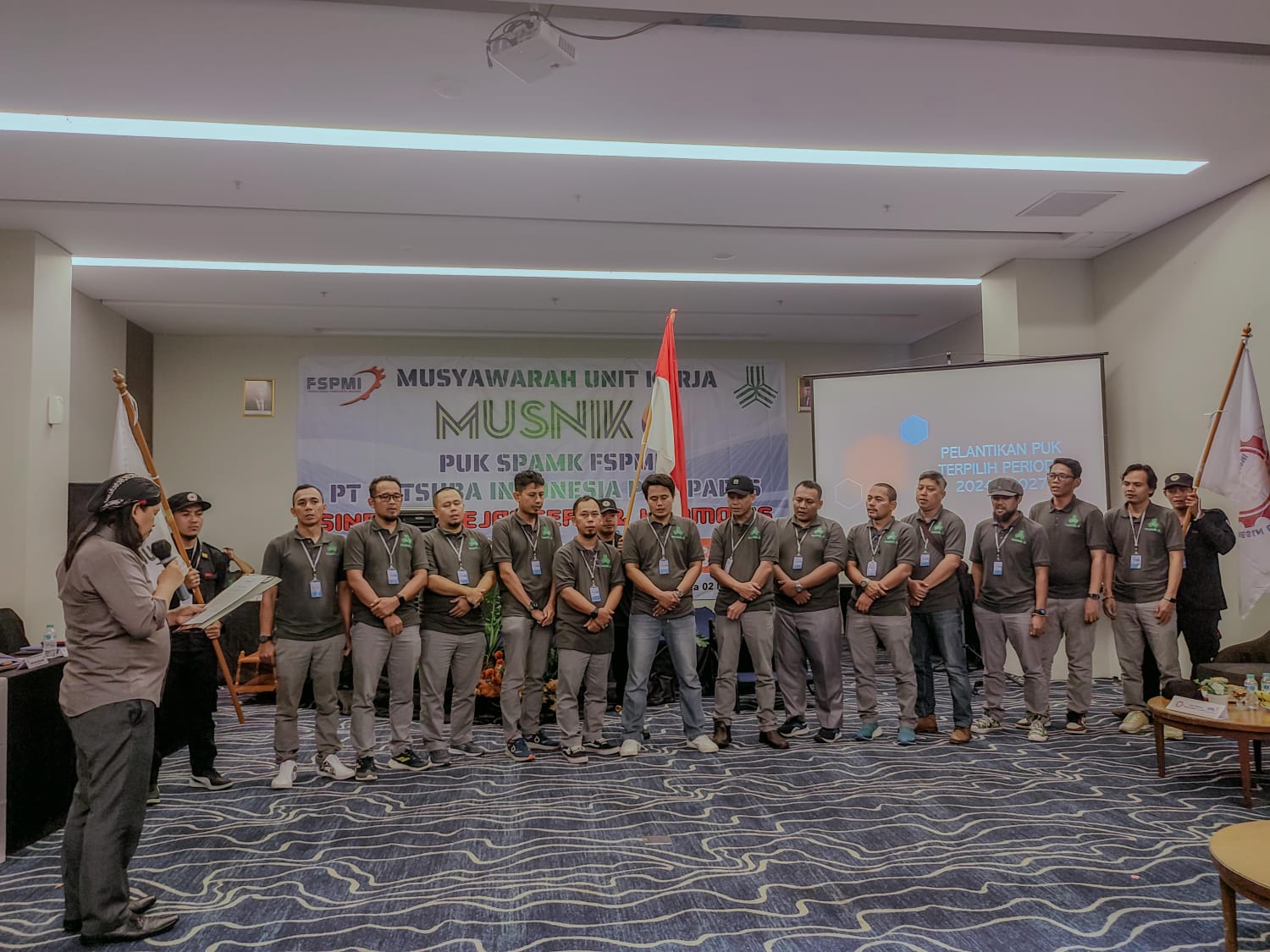 Susunan Kepengurusan PUK SPAMK FSPMI PT Mitsuba Indonesia Pipe Part Periode 2024-2027