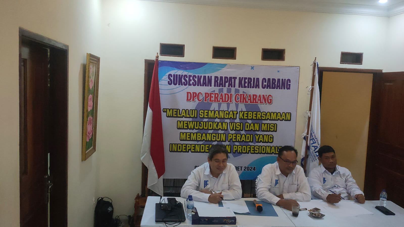 DPC Peradi Cikarang Gelar Rapat Kerja Cabang Bahas Program Kerja & Evaluasi
