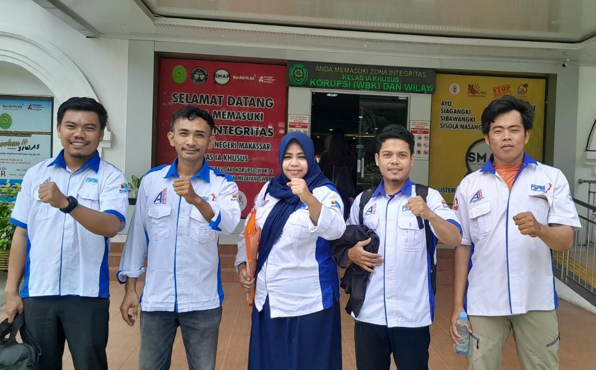 Buntut PHK: SPAI-FSPMI Makassar Lawan Hingga Ke PHI