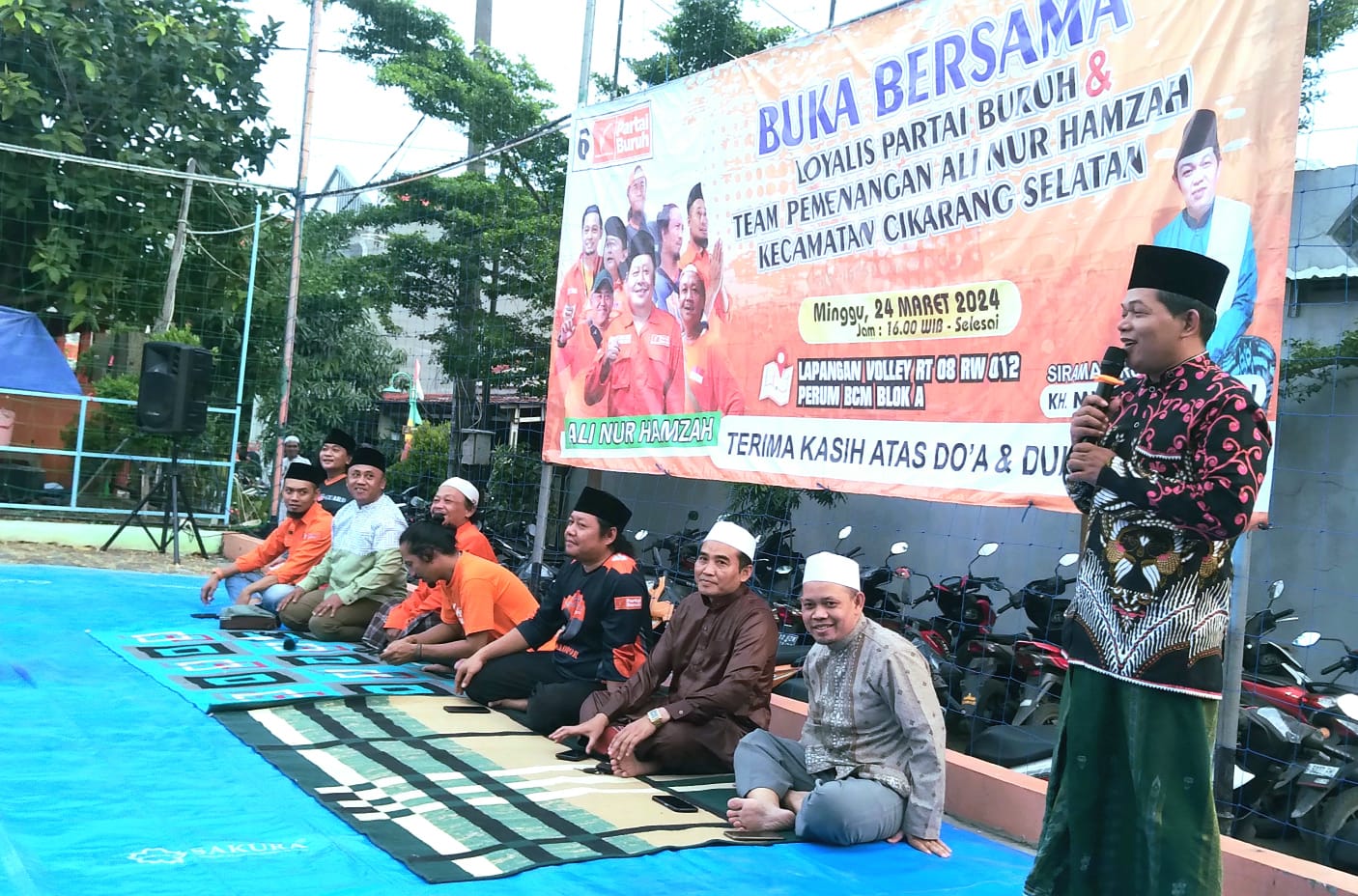 Adakan Buka Puasa Bersama, Tim Pemenanagan Ali Nur Hamzah Datangkan Dua Kyai