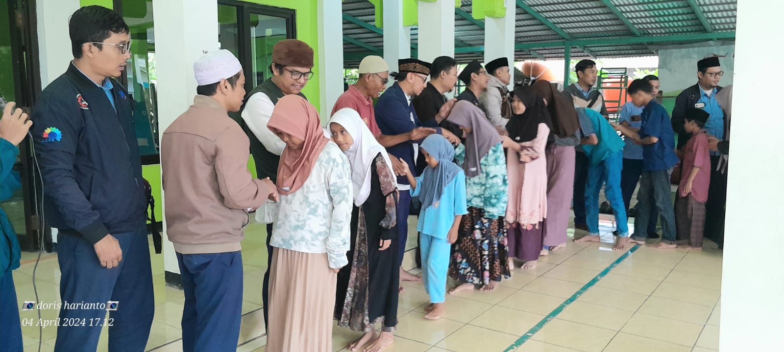 Menjelang Hari Lebaran PUK SPAMK-FSPMI PT. NTRI Santuni Anak Yatim Di Wilayah Sekitar Pabrik