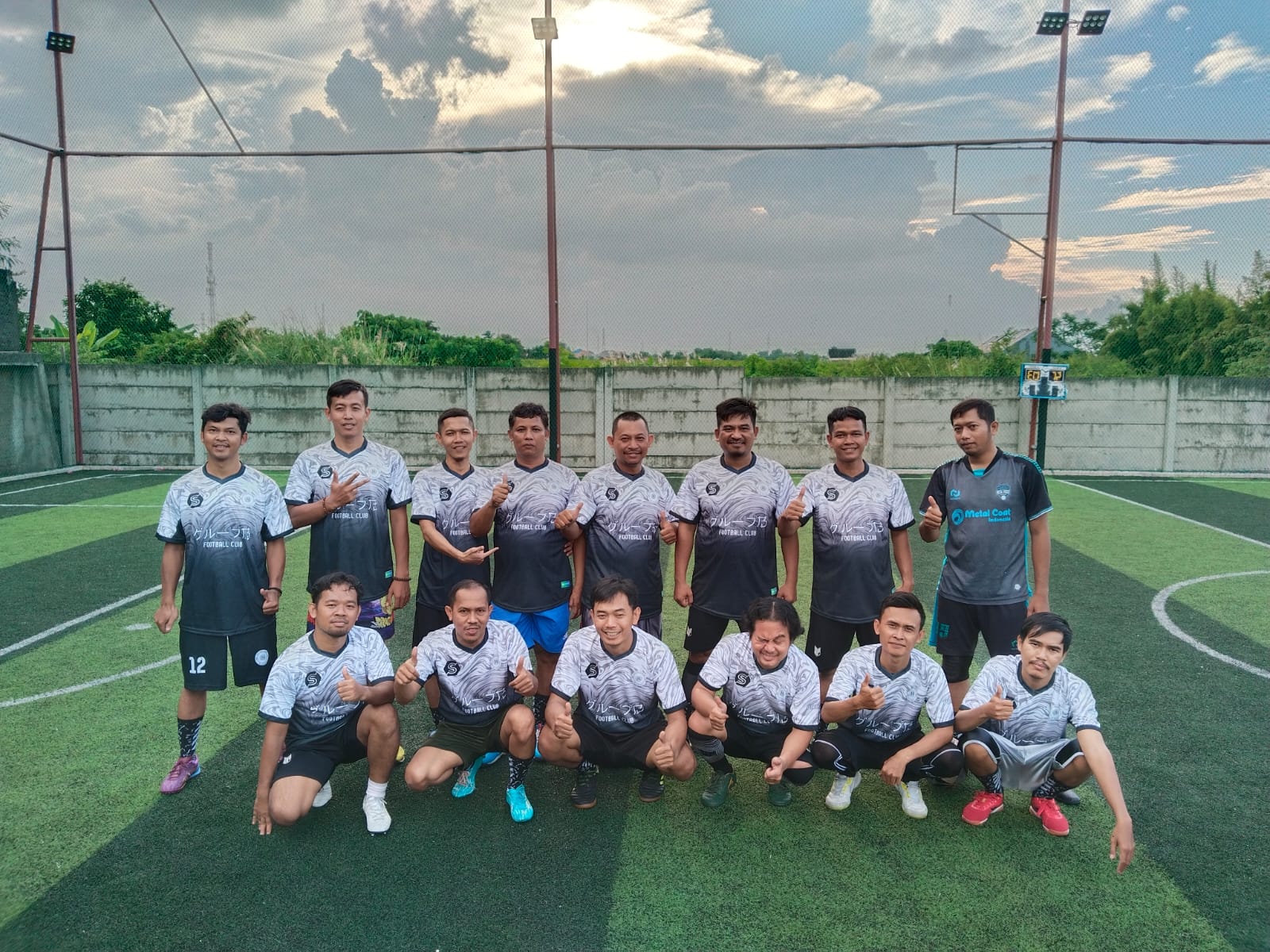 Pererat Silaturahmi Dengan Anggota, PUK SCB Lakukan Halal Bihalal dengan Lounching Jersey Baru Futsal Group B