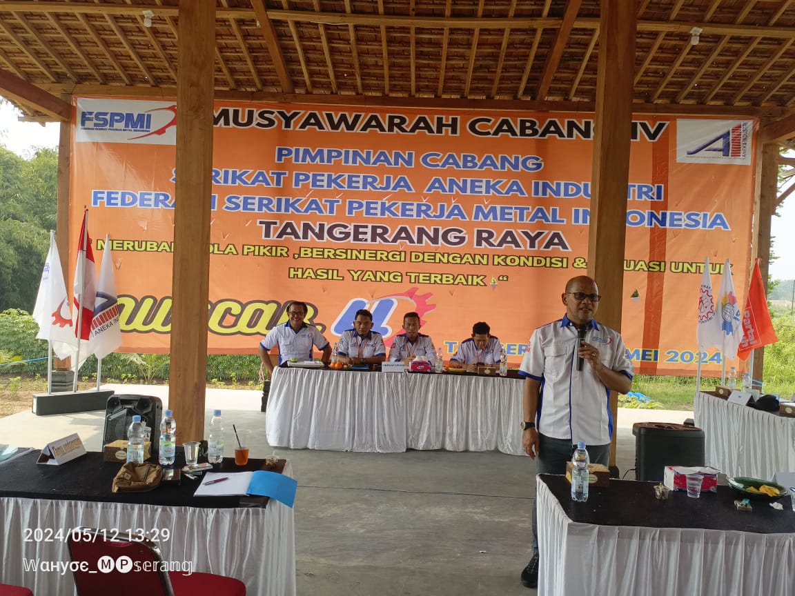 Muscab Ke IV PC SPAI FSPMI Tangerang Raya Resmi di Buka