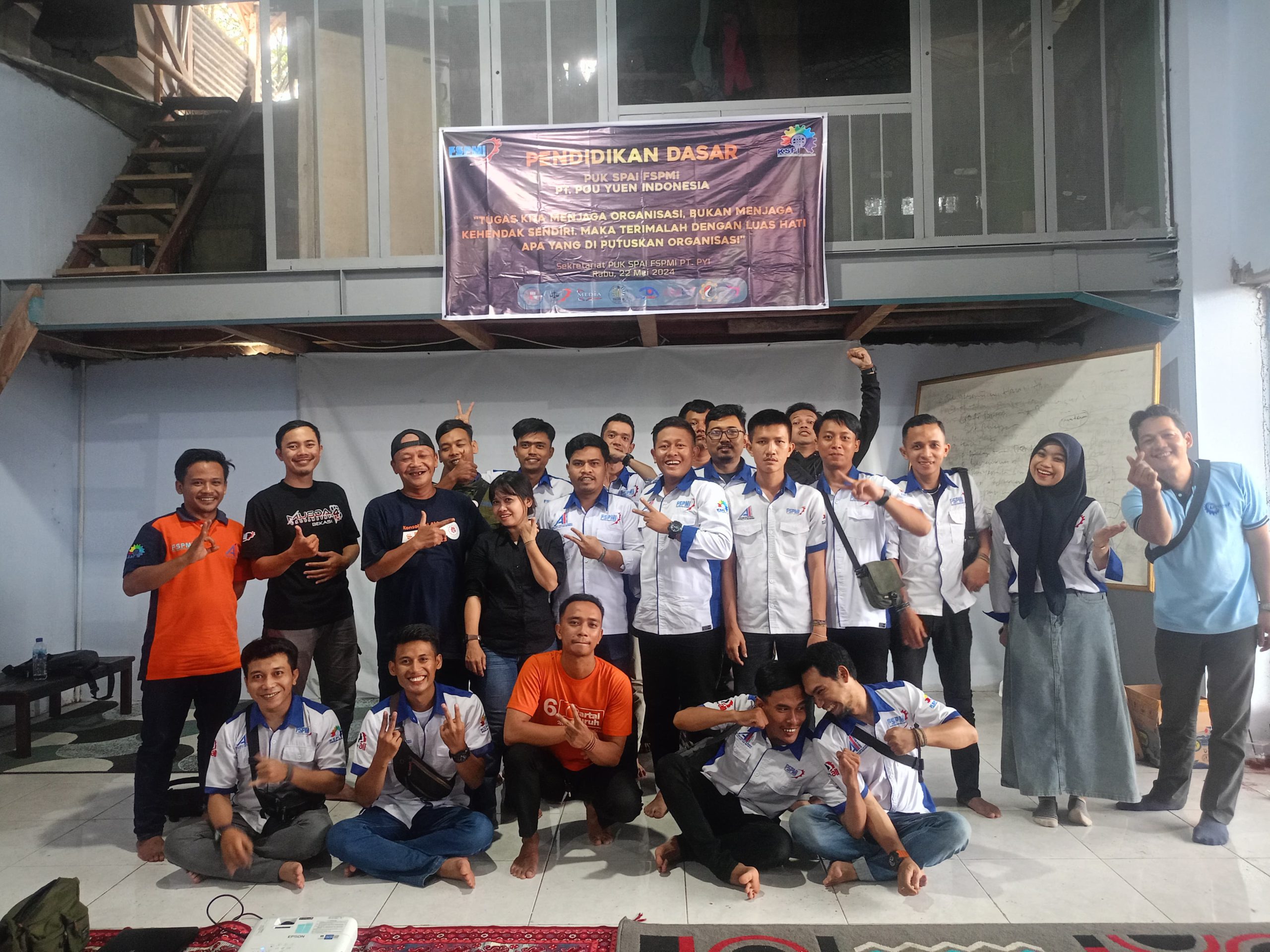 Guna Mempersiapkan Musnik, FSPMI PT. PYI Gelar Pendidikan Organisasi