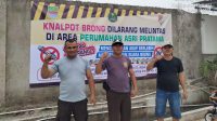 Knalpot Brong Dilarang Melintas di Lingkungan Perum Asri Pratama
