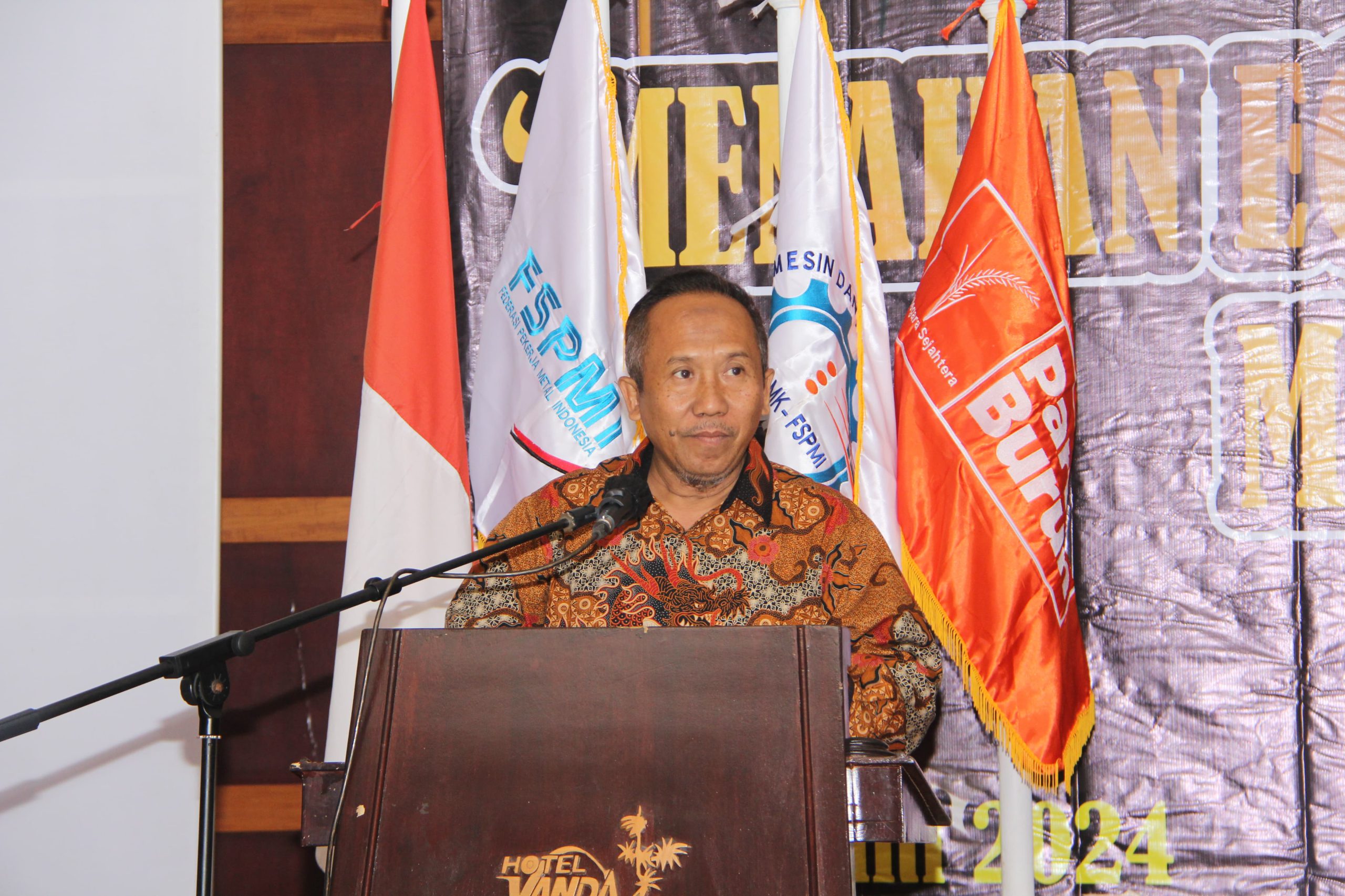 Tokoh Buruh Ini Sampaikan Pesan Penting Pada PUK SPAMK FSPMI PT. Jatim Autocomp Indonesia Pasuruan