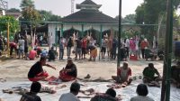Perayaan Hari Raya Qurban di Masjid Jami Baitussalam Desa Lubang Buaya Perayaan Hari Raya Qurban di Masjid Jami Baitussalam Desa Lubang Buaya