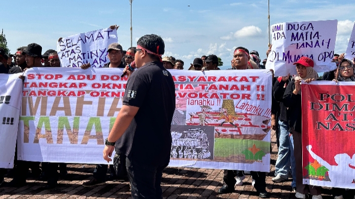 Tolak Ukur Paksa HGU, Buruh PTPN IV Region-I, Demo Asst I Pemkab Tapsel