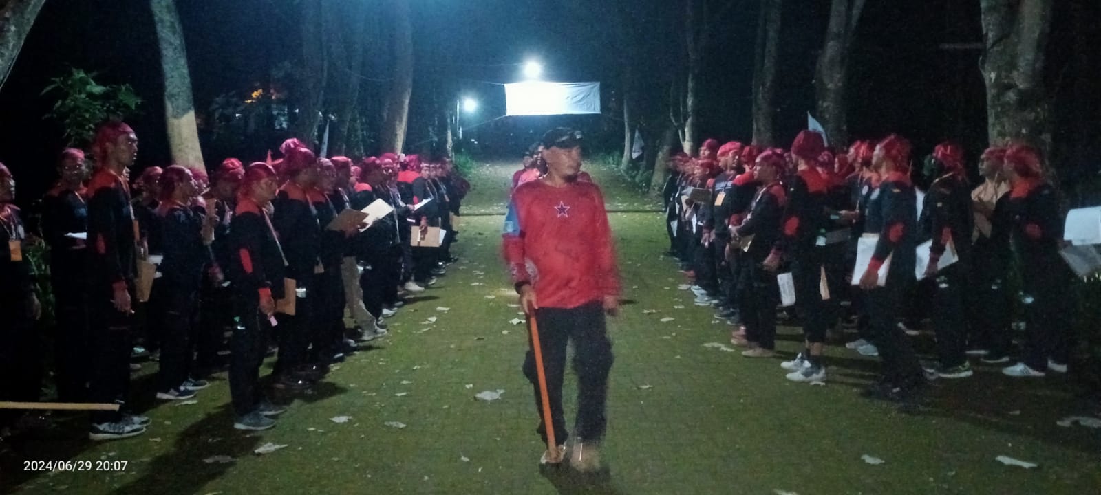 Pelepasan Peserta Caraka Malam Garda Metal FSPMI ke-2 di Jawa Timur