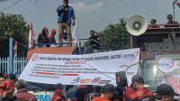 Ribuan Buruh Bekasi Geruduk PT. Suzuki Indomobil Motor