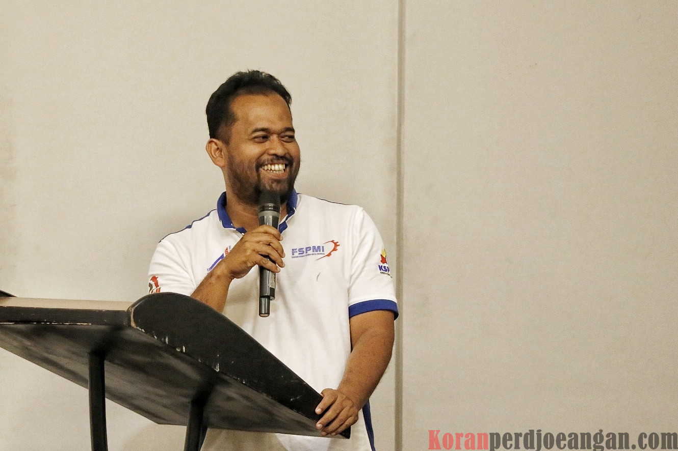 Bidang Organisasi SPAI Bekasi Ajak Buruh Menangkan Ade Kuswara Kunang – Asep Surya Atmaja