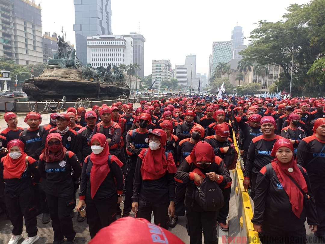 Garda Metal FSPMI Berbahagia MK Kabulkan Sebagian Gugatan Partai Buruh