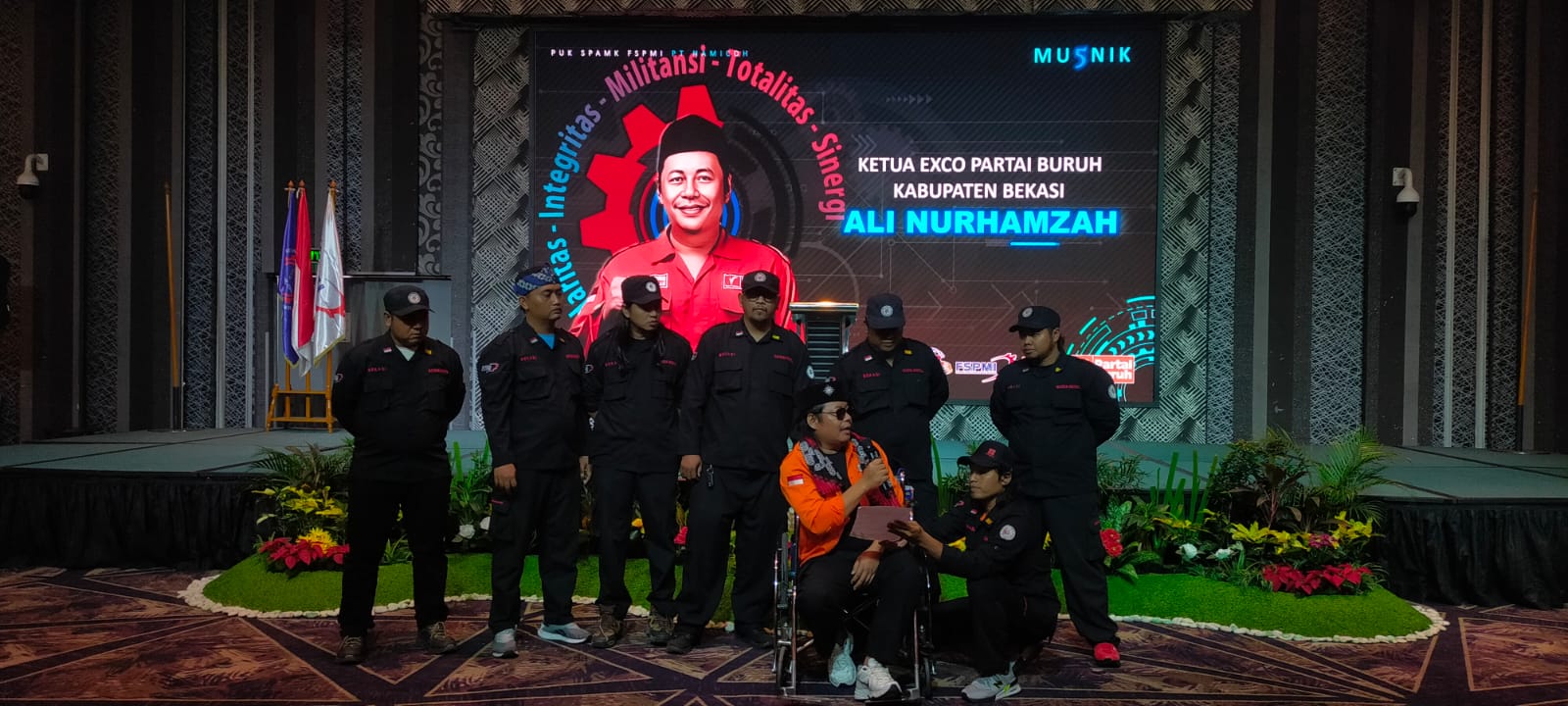 Anggota DPRD Ali Nur Hamzah Hadiri Musnik 5 PUK SPAMK FSPMI PT. Namicoh Indonesia Component