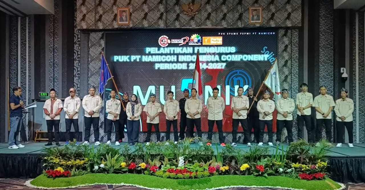 Susunan Pengurus PUK SPAMK FSPMI PT. Namicoh Indonesia Component Periode 2024 – 2027