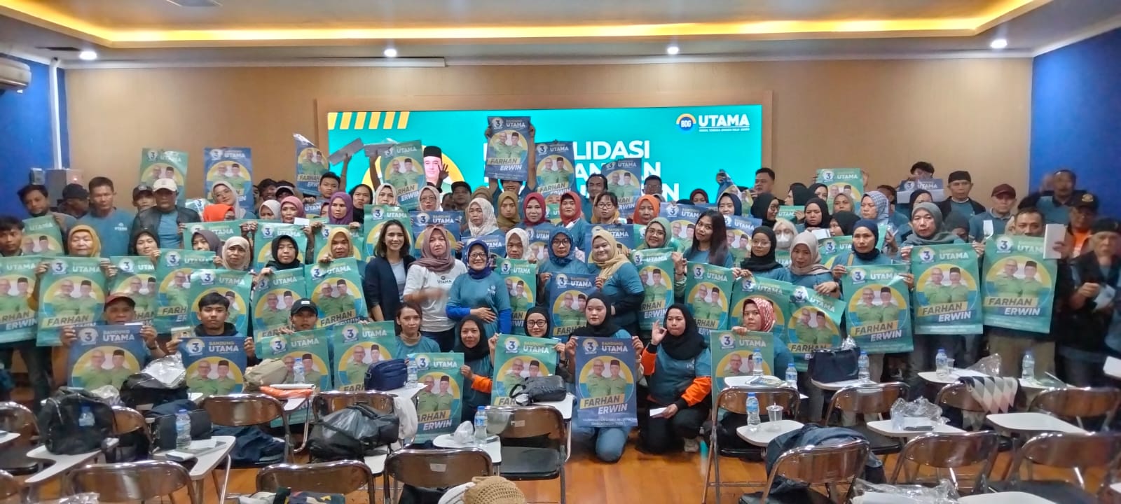 Partai Buruh ‘Total Football’ Menangkan Farhan-Erwin