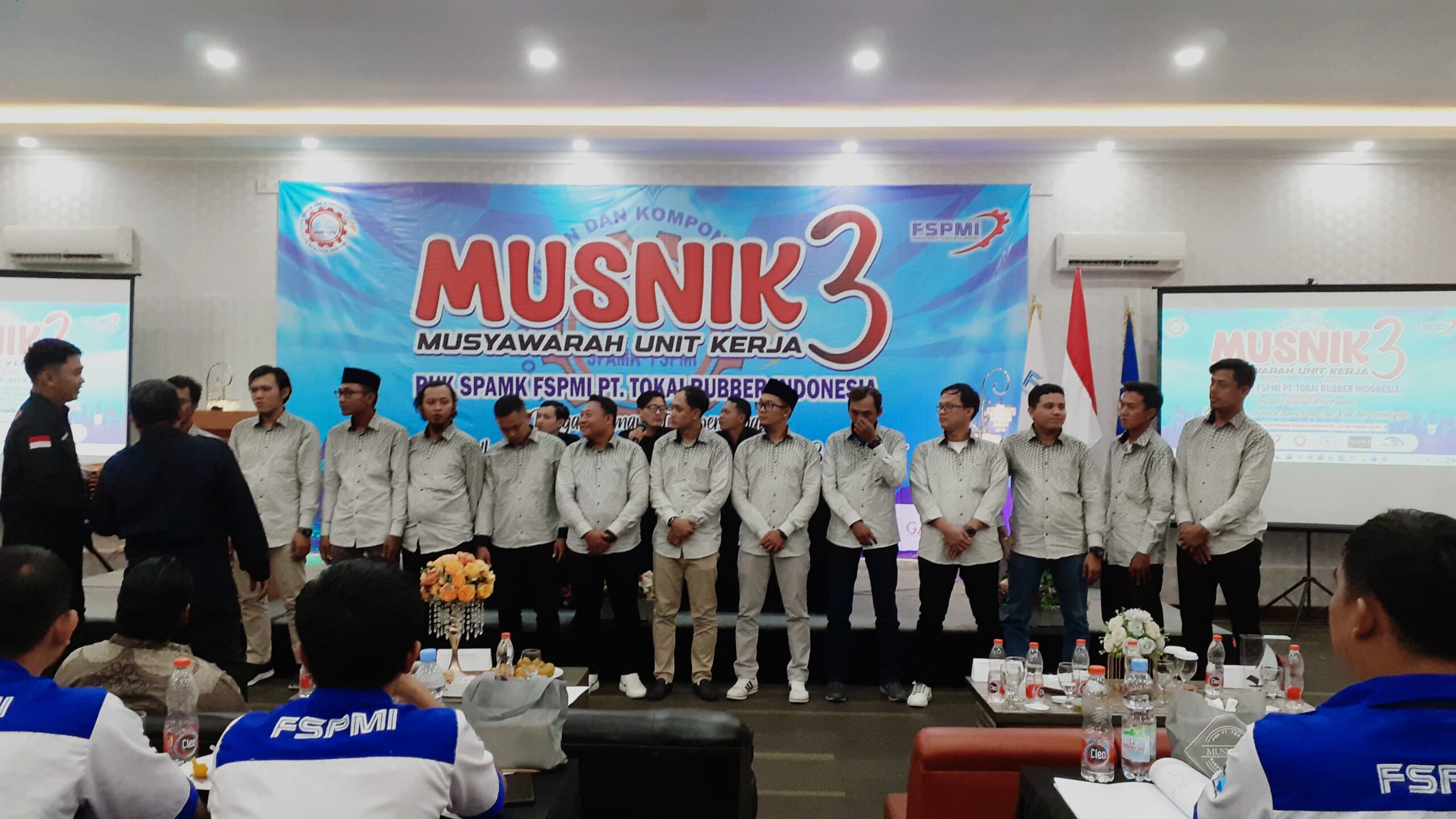 Musnik 3 PUK SPAMK FSPMI PT. Tokai Rubber Indonesia : Dengan Semangat Kebersamaan, Kita Wujudkan Organisasi yang Lebih Solid, Kuat, dan Berintegritas