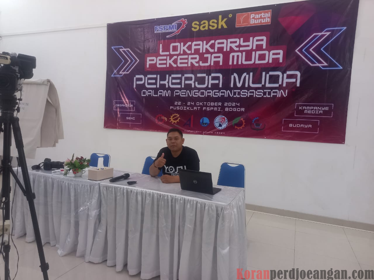 Perjalanan Penuh Tantangan: Dua Ketua PUK Sinarmas Group Hadiri Lokakarya Pekerja Muda di Puncak Bogor