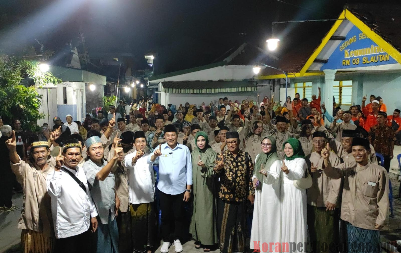 Subandi-Mimik Hadiri Doa Bersama Yang Digelar Oleh Warga Slautan Sidoarjo