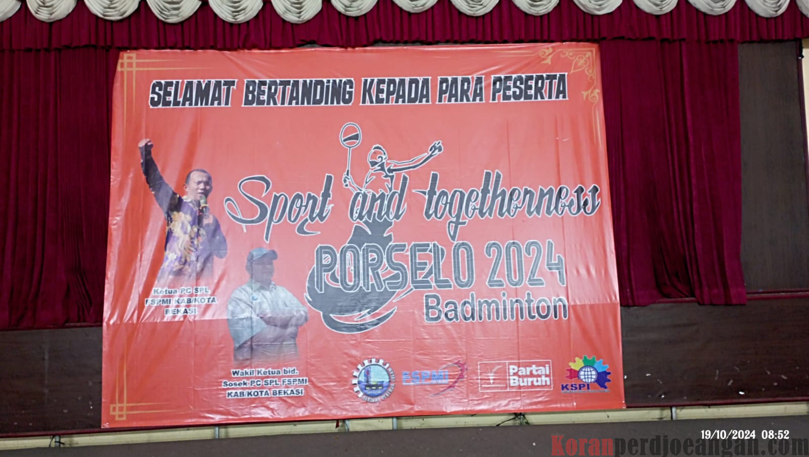 Sekretaris PC SPL FSPMI Bekasi Buka Agenda Porselo