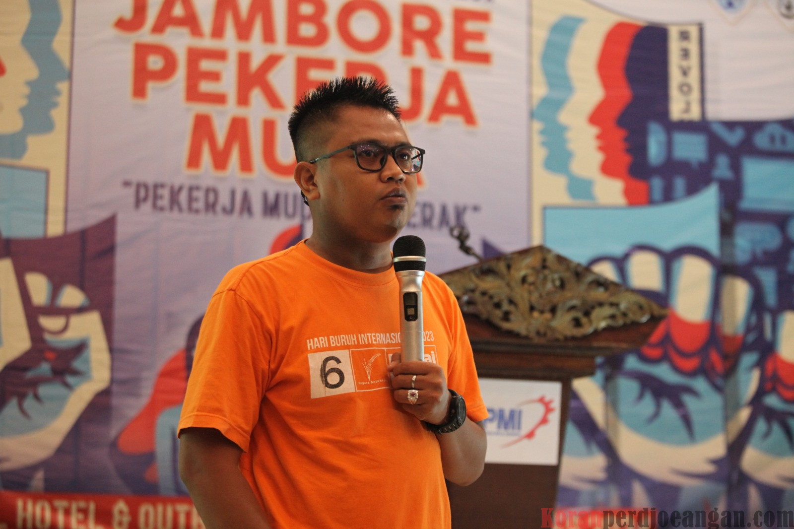 Nurudin Hidayat Berikan Pesan di Jambore Pekerja Muda, Tentang Pentingnya Peran Pemuda Dalam Politik