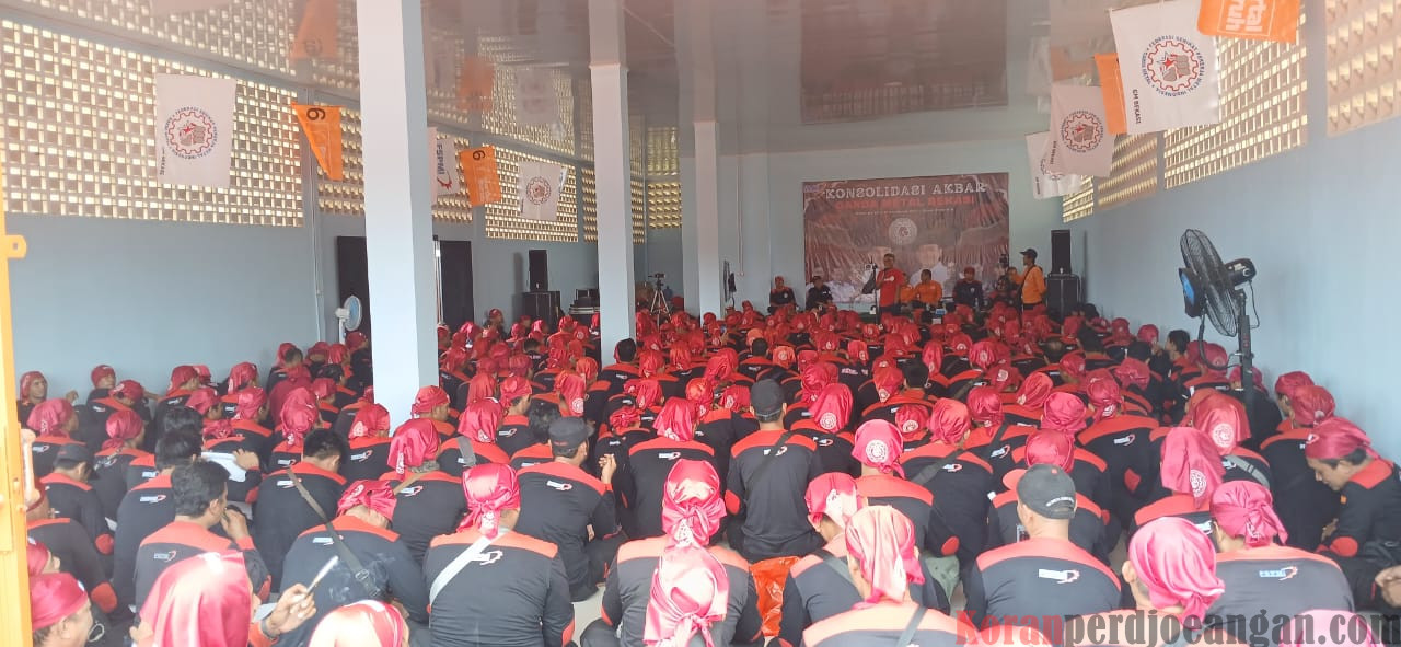 Lebih dari 1500 Garda Metal Bekasi Ikuti Konsolidasi Akbar di New Omah Buruh
