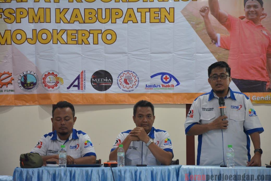 Rapat Koordinasi Perdana FSPMI Mojokerto Dorong Sinergi dan Evaluasi Kinerja Pilar
