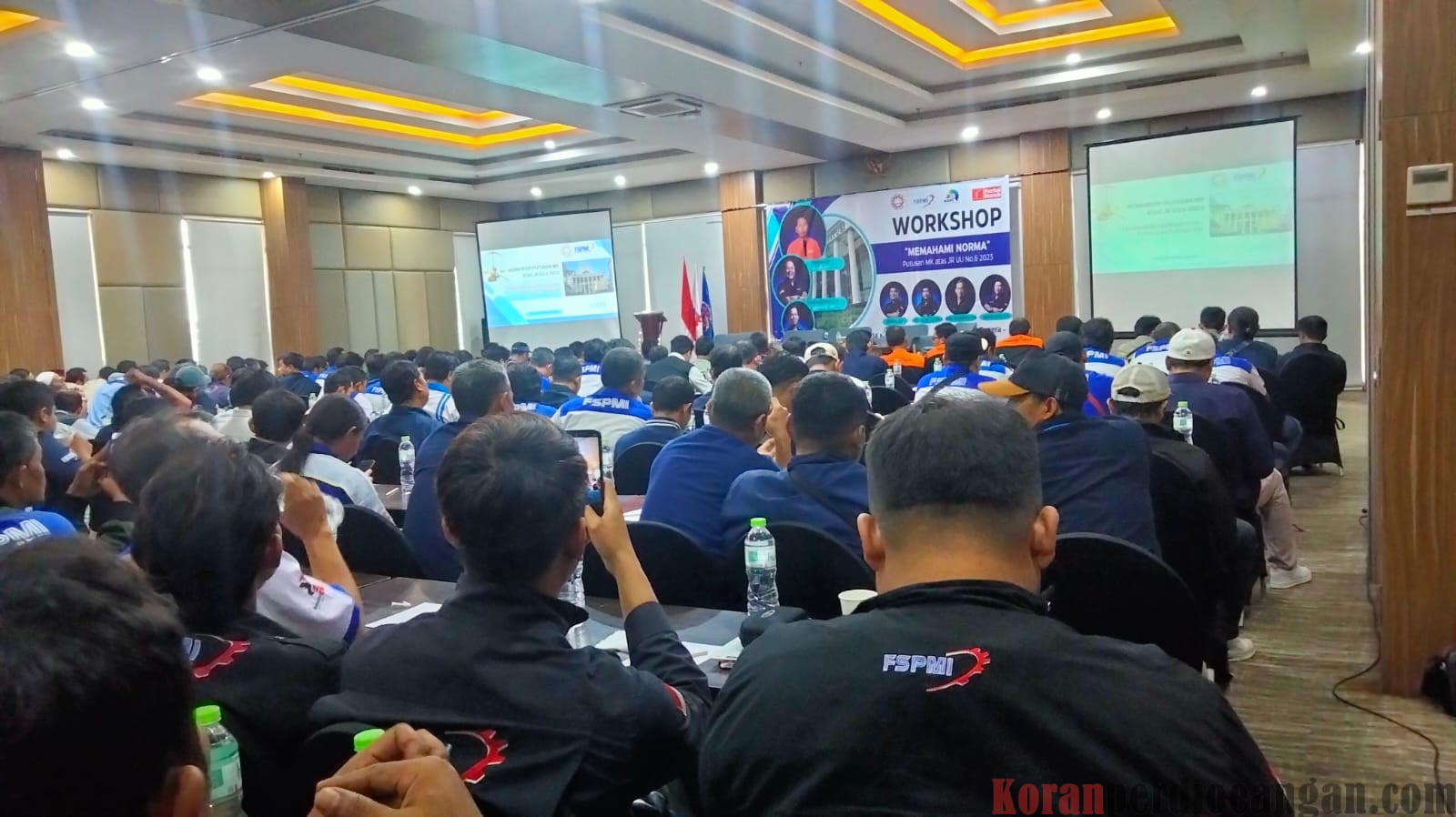 Pimpinan Cabang SPAMK FSPMI Kab/Kota Bekasi Gelar Workshop Putusan MK atas JR UU No. 6 2023