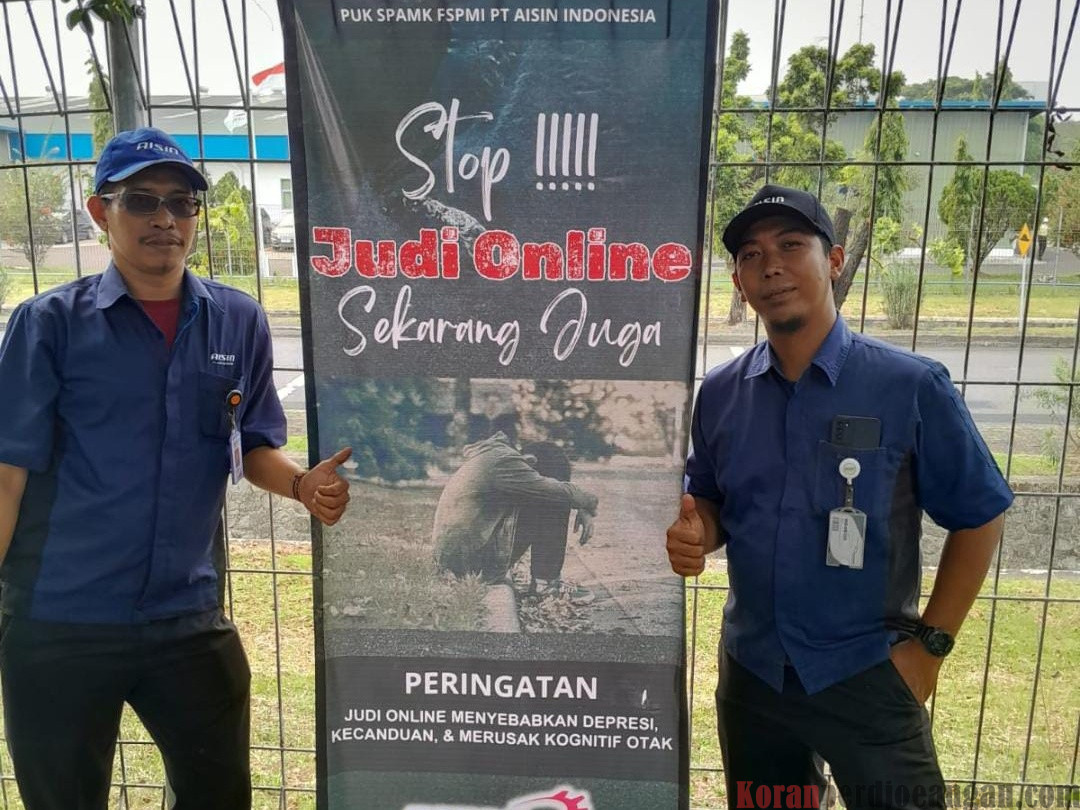 PUK SPAMK FSPMI PT. Aisin Indonesia Turut Perangi Judi Online
