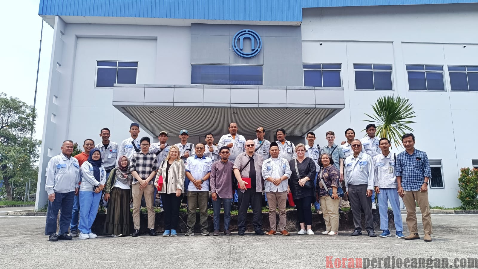 SASK dan Finnish Industrial Union Finlandia Kunjungi PT. Namicoh Indonesia Component