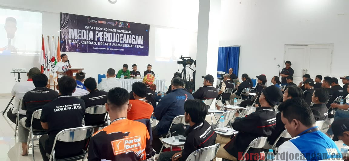 Rapat Koordinasi Nasional Media Perdjoeangan : Kuat, Cerdas, Kreatif Memperkuat FSPMI