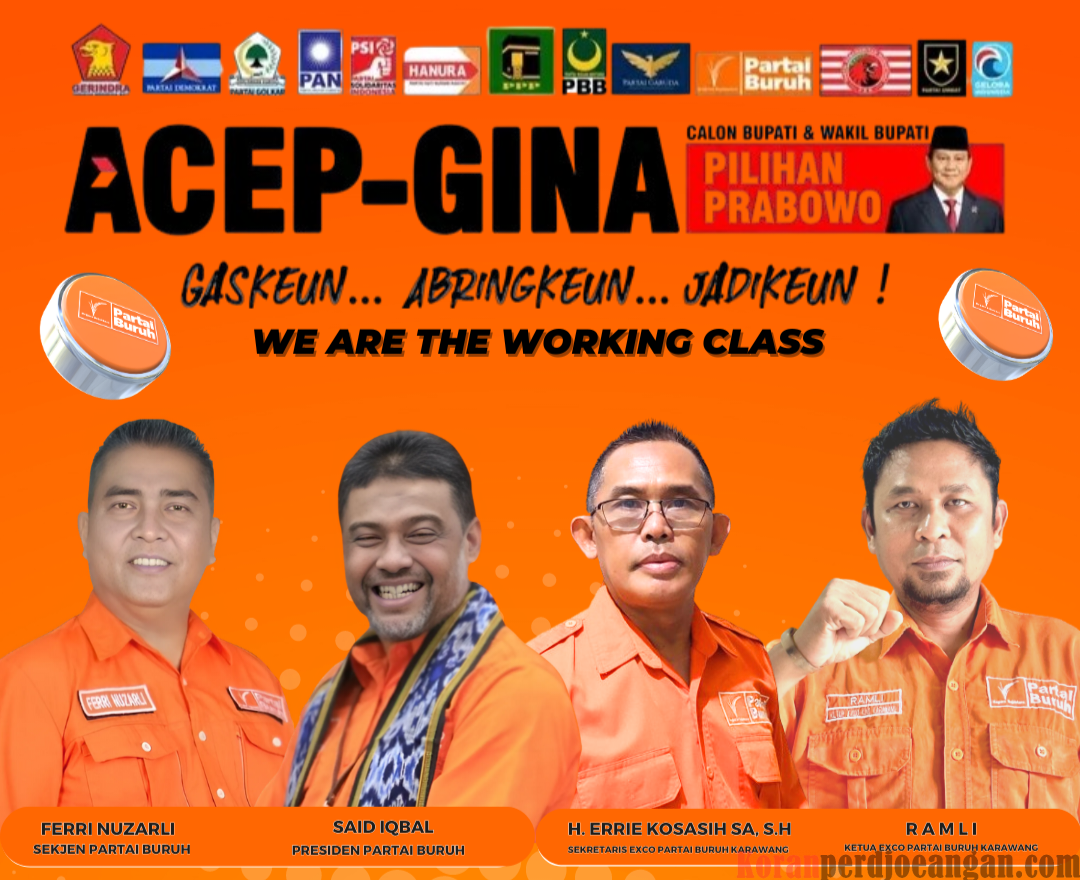 Exco Partai Buruh Kabupaten Karawang Bersama Acep – Gina Siap Bangun Karawang yang Lebih Maju