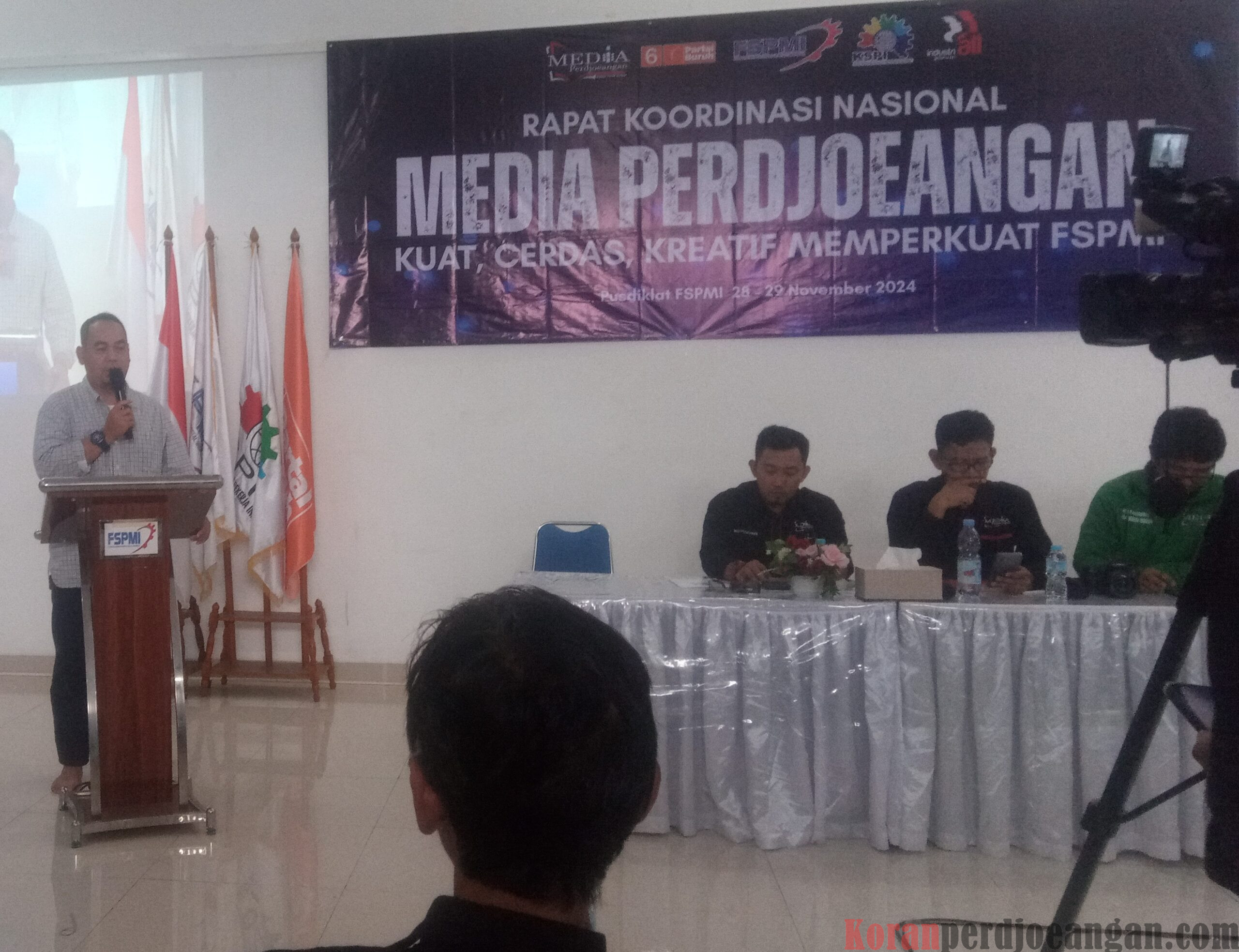 Pangkornas Garda Metal Dalam Rakoornas Media Perdjoeangan: Anggota MP Harus Lebih Baik Dari Anggota Biasa