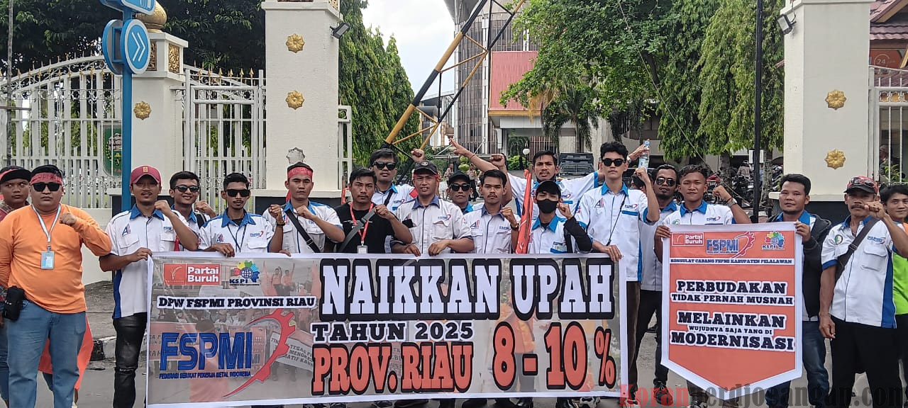 Aliansi BRB Provinsi Riau Tuntut Kenaikan Upah, Begini Tanggapan Pj Gubernur Riau