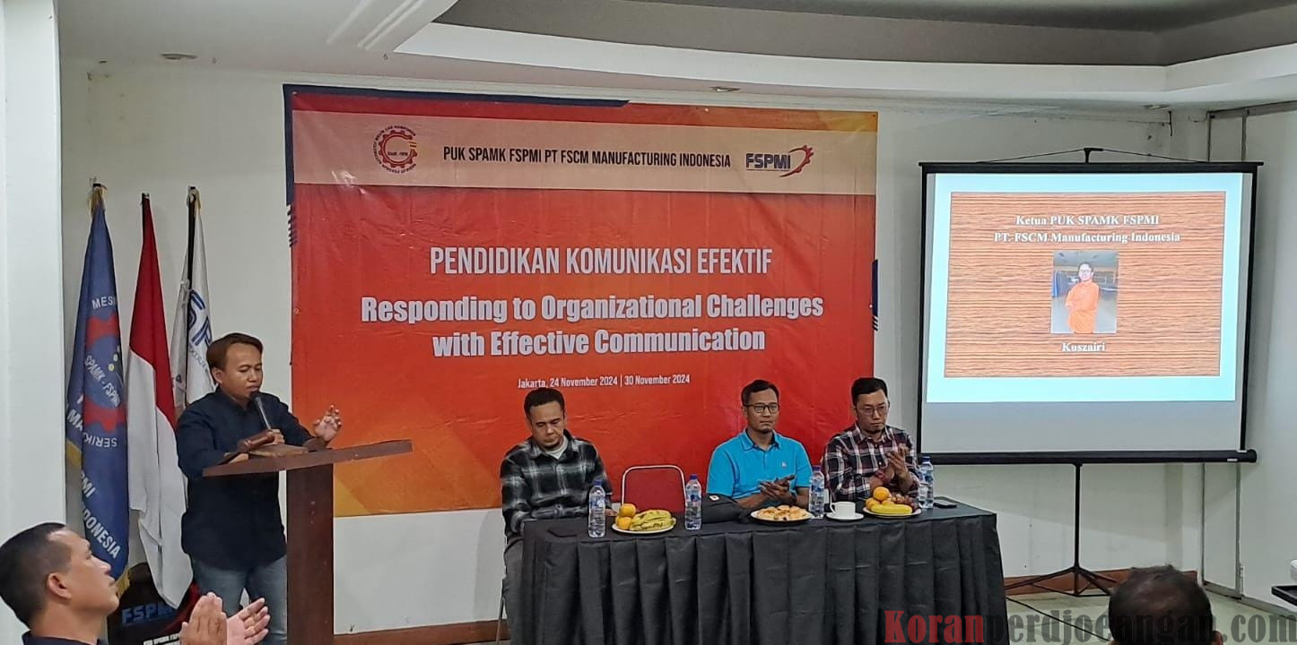 Pendidikan FSPMI PT. FSCM : Responding to Organizational Challenges with Effective Communication