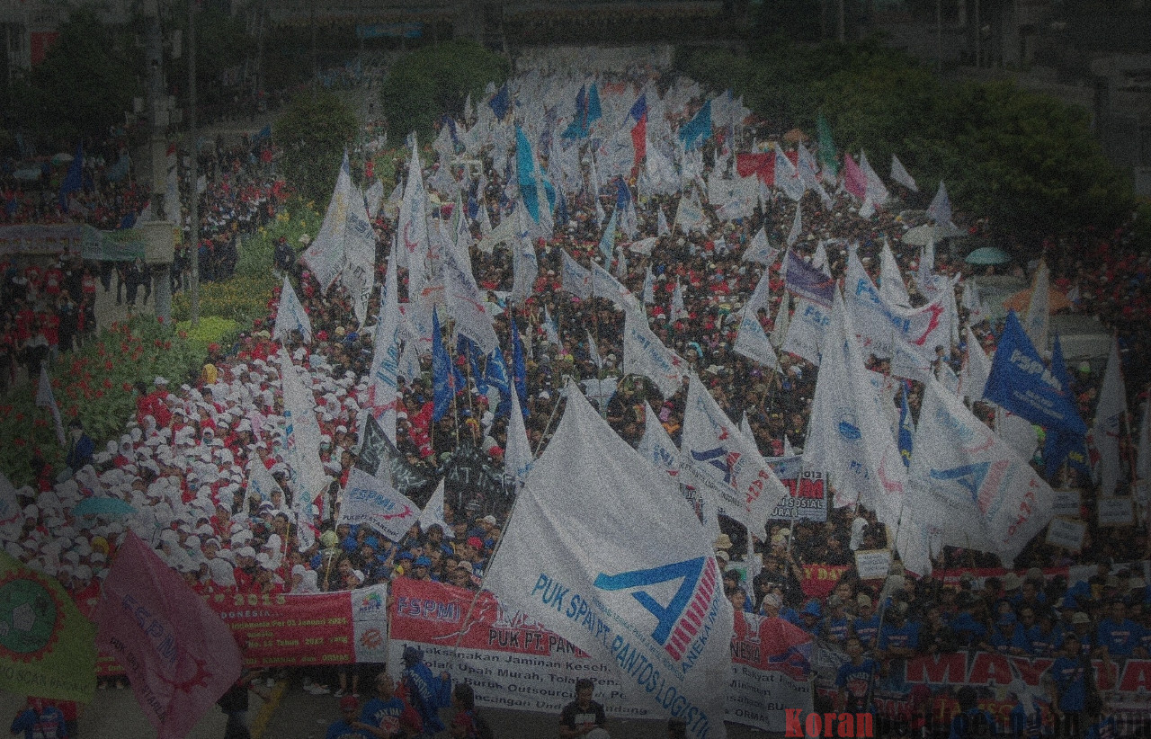 Tuntut Penetapan UMSK, 50 Ribu Buruh Ancam Mogok Kerja Selama 3 Hari