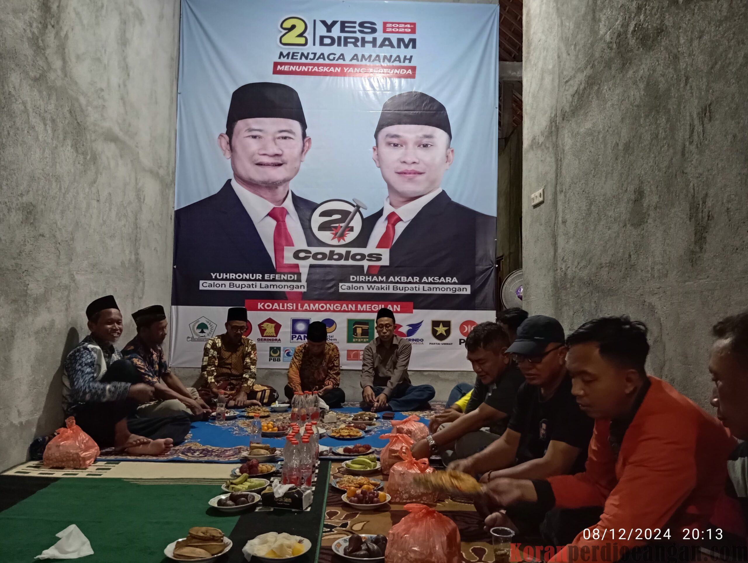 Partai Buruh Exco Kabupaten Lamongan Gelar Tasyakuran Kemenangan Pasangan YES DIRHAM